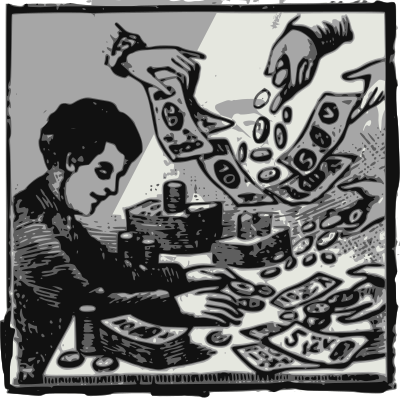 Cash Overflow clipart