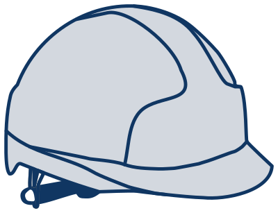 Casque de chantier clipart