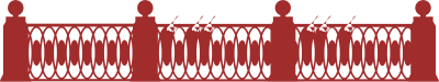 Cast iron gratings of embankment 1 clipart