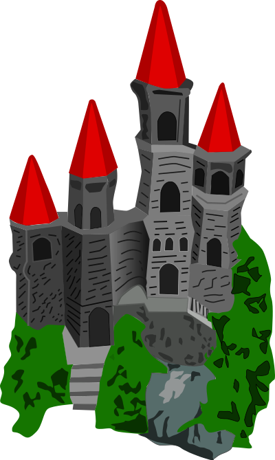 Castle (color) clipart