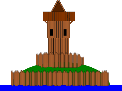 Castle "Motte" clipart