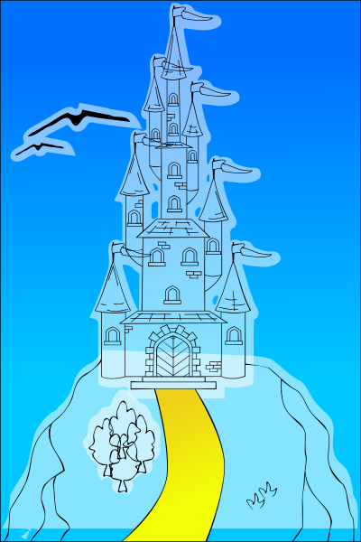 Castle on the Hill clipart