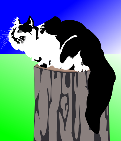 µ-Cat clipart