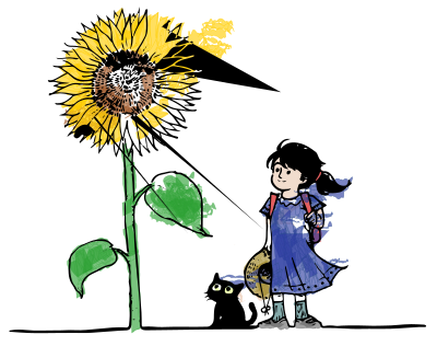 Cat Girl - Colour Remix clipart