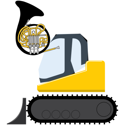Cat horn clipart
