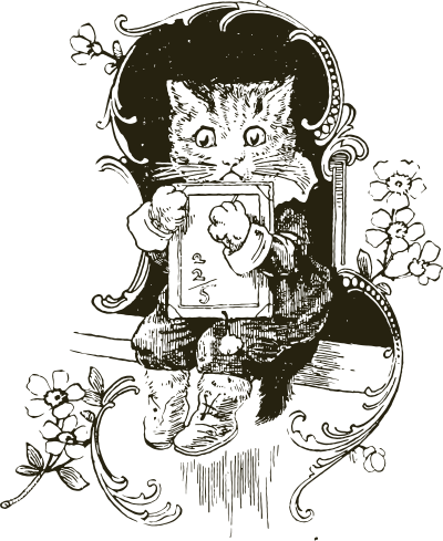 Cat Math clipart