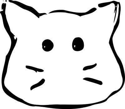 Cat Rudimentary-Style clipart