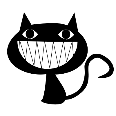 Cat smile clipart