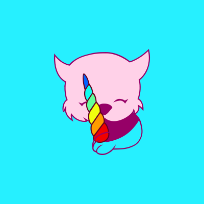 Cat+ice-cream profile 2 clipart