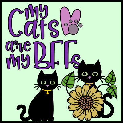 Cats BFF - Colour Remix clipart