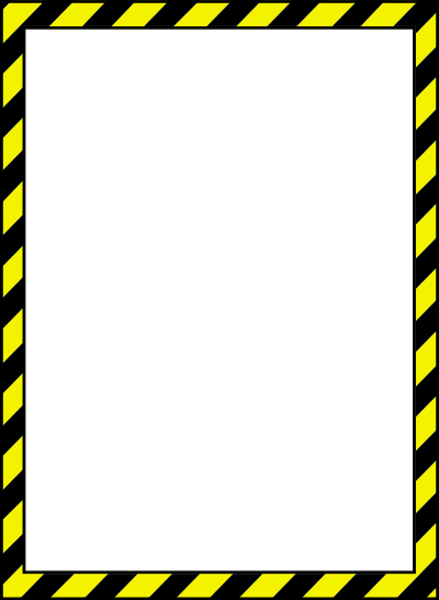 Caution Border 2 clipart