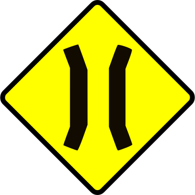 Caution-bridge clipart