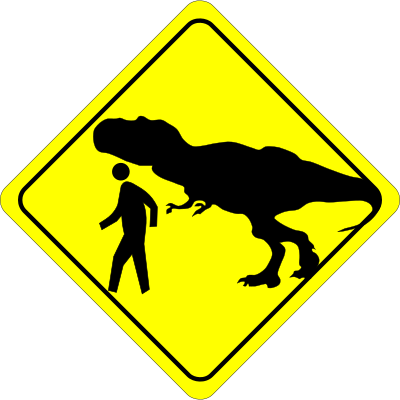 Caution, Parachronism clipart