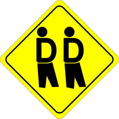 Caution Parodies Crossing clipart