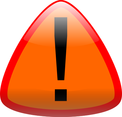 Caution, Warning. Precaucion, Alerta clipart
