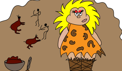 Cave art clipart