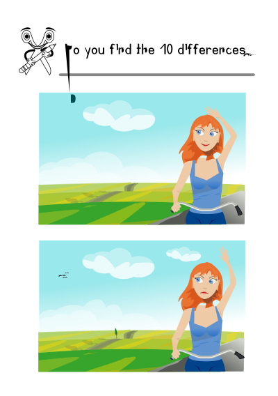 CB boring day - Site 10 Differences clipart