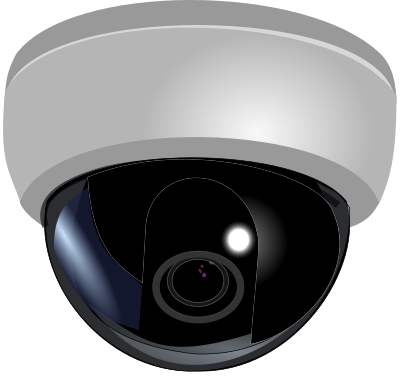 CCTV Dome Camera clipart