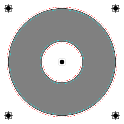 CD label template clipart