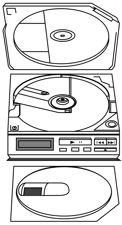 Cd player clipart