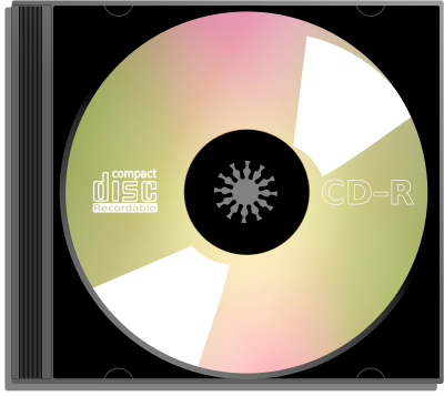 CD-R Compact Disc-Recordable clipart