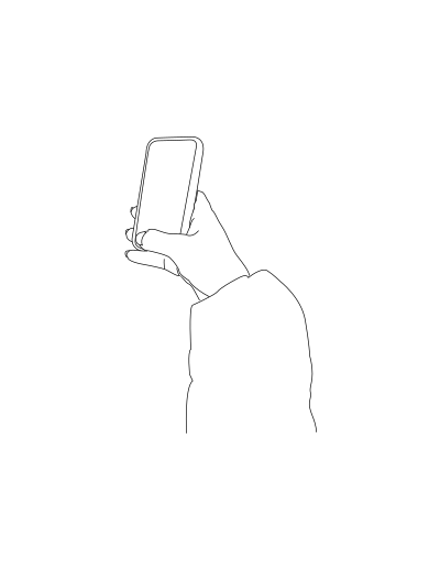 Cell hand3 clipart
