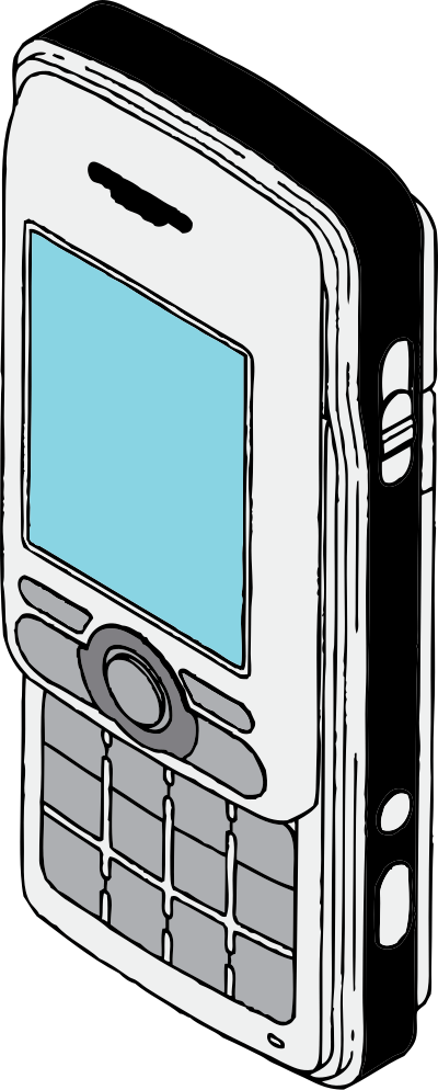 Cell phone clipart