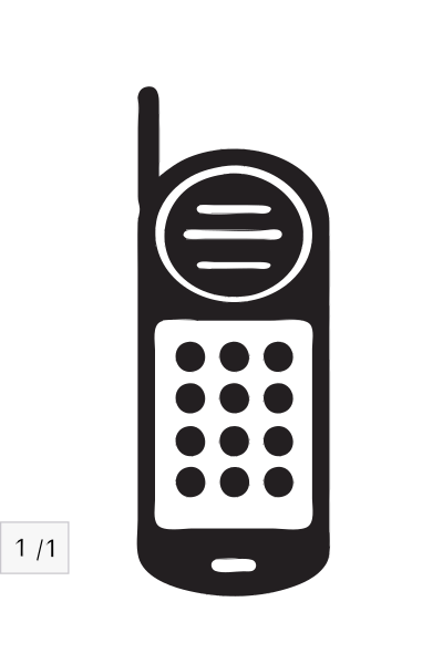 Cell phone clipart