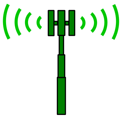 Cell Site Transmitter clipart