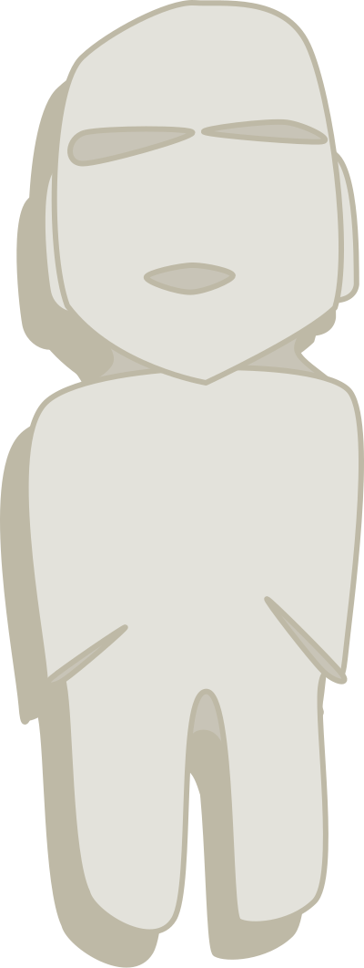 Celt Figure (Chisel man from Guerrero, Mexico) clipart