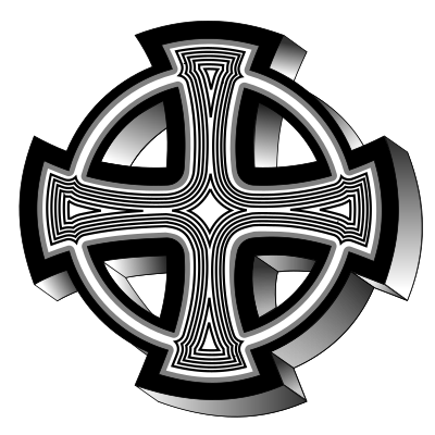 Celtic cross clipart