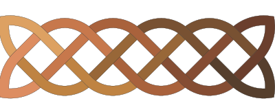 Celtic knot 2D design clipart