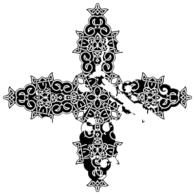 Celtic Knot Ornament Derivation Cross clipart
