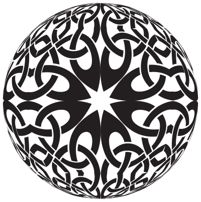 Celtic Knot Sphere clipart