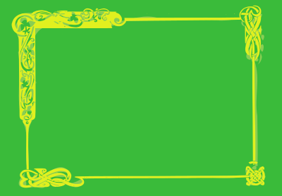 Celtic Super Frame - Colour clipart