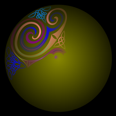 CelticSpiralFills clipart