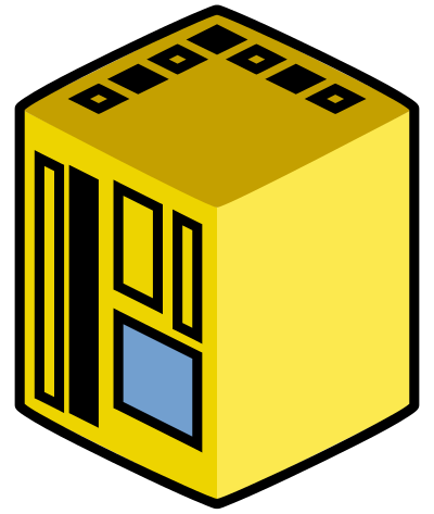 Central computer clipart