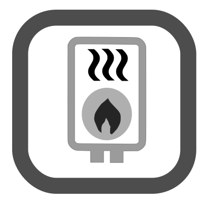 Central heating gas clipart