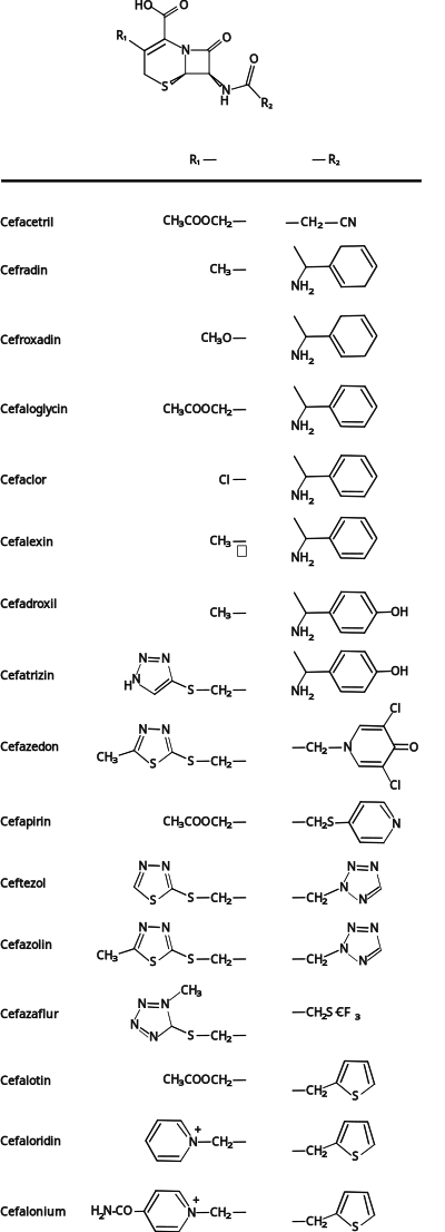 Cephalosporins clipart