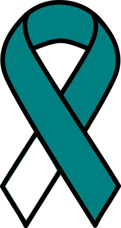 Cervical Cancer Ribbon clipart