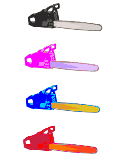 Chainsaws clipart