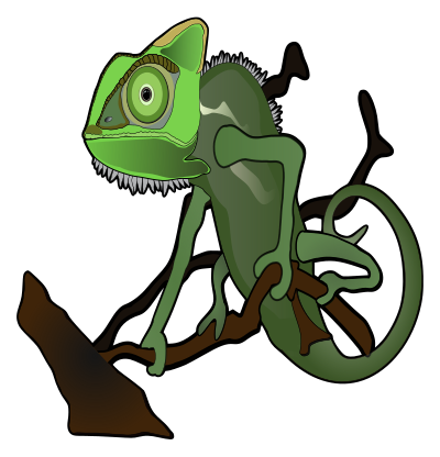 Chameleon - Simple Remix clipart