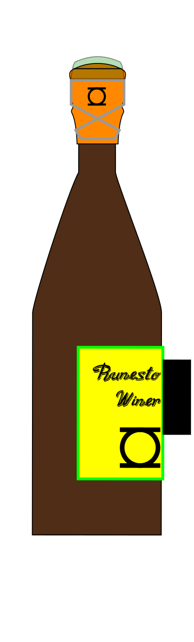 Champagne (standing) clipart