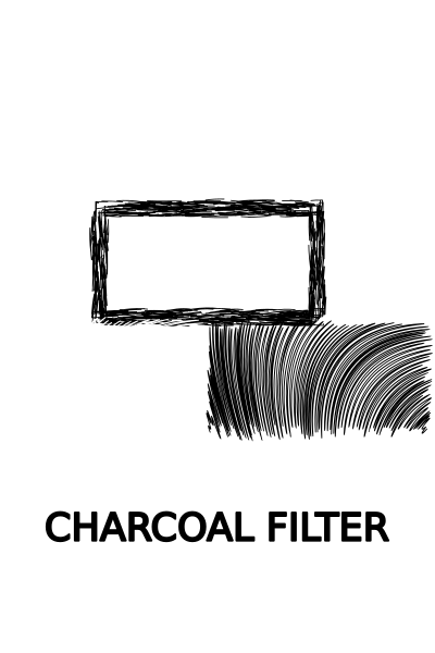 Charcoal filter clipart