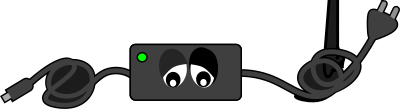 Charger Sad Looking Down clipart
