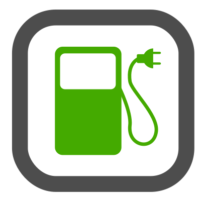 Charging station electrical car clipart