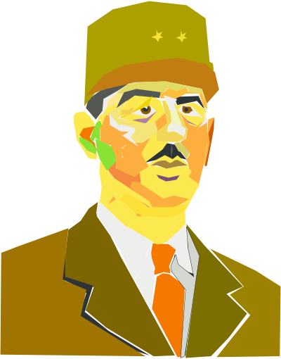 Charles De Gaulle clipart