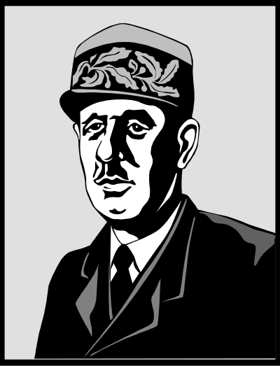 Charles de gaulle clipart