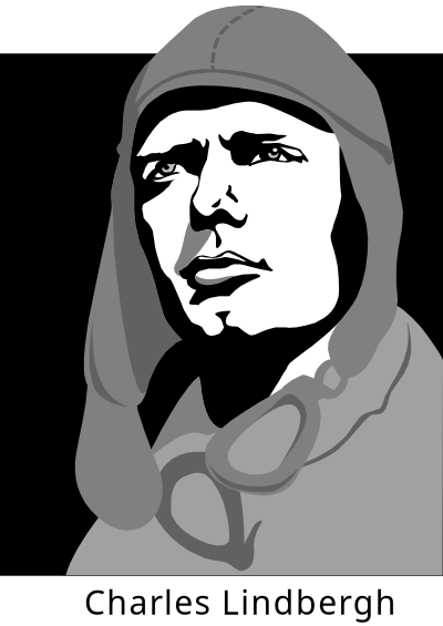 Charles lindbergh clipart