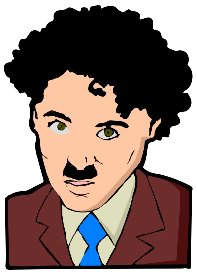 Charlie chaplin clipart